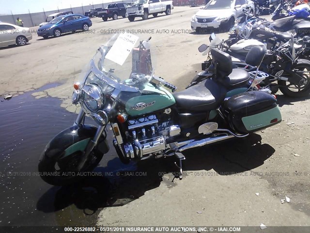 1HFSC3431WA100378 - 1998 HONDA GL1500 CT GREEN photo 2