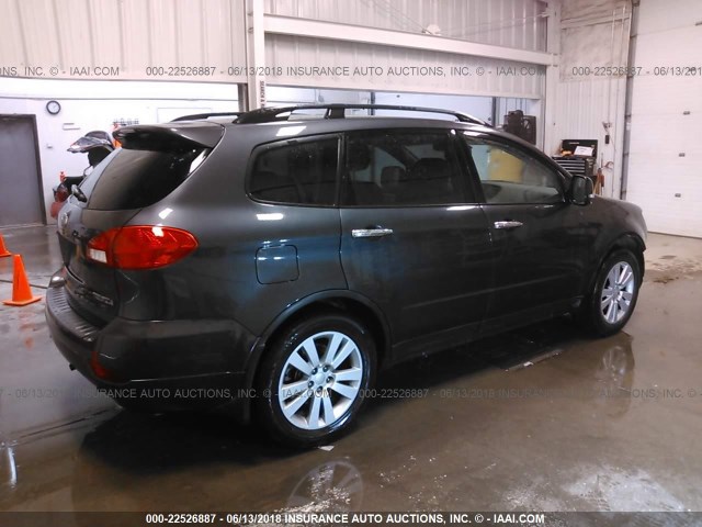 4S4WX97D784400253 - 2008 SUBARU TRIBECA LIMITED GRAY photo 4