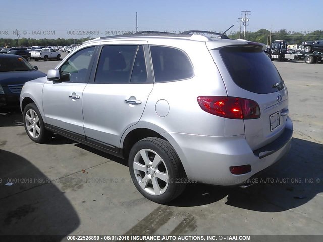 5NMSH13E97H009434 - 2007 HYUNDAI SANTA FE SE/LIMITED SILVER photo 3