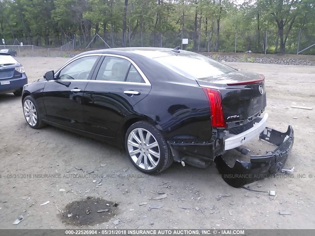 1G6AH5SX2E0115049 - 2014 CADILLAC ATS LUXURY BLACK photo 3