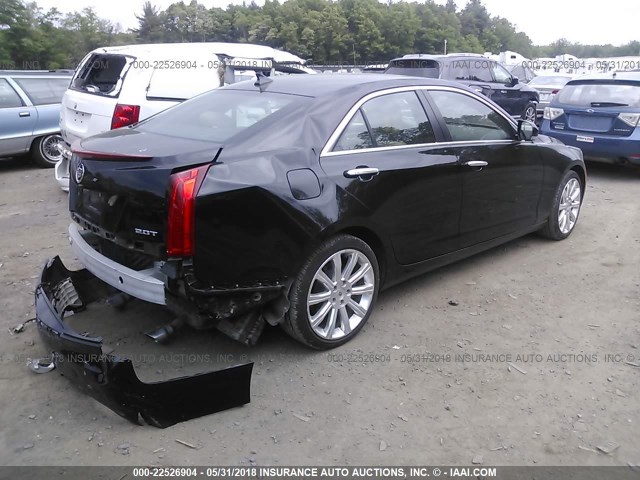 1G6AH5SX2E0115049 - 2014 CADILLAC ATS LUXURY BLACK photo 4