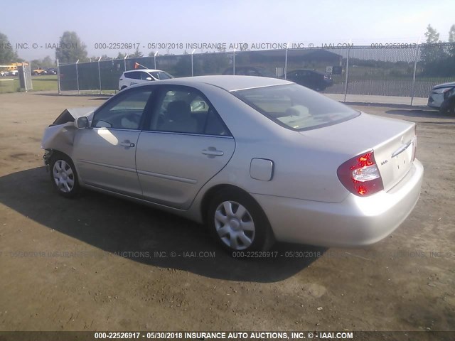 4T1BE32K13U751496 - 2003 TOYOTA CAMRY LE/XLE/SE 银色 照片 3