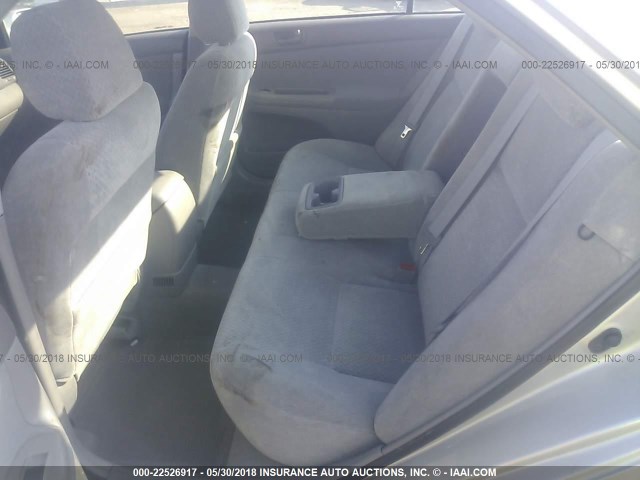 4T1BE32K13U751496 - 2003 TOYOTA CAMRY LE/XLE/SE 银色 照片 8