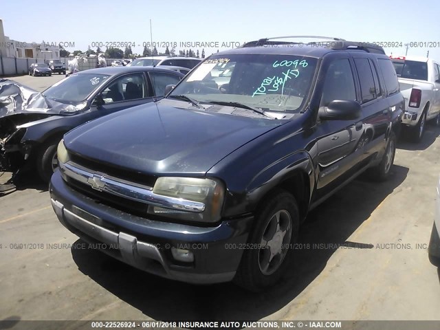 1GNES16S546212000 - 2004 CHEVROLET TRAILBLAZER EXT LS/EXT LT BLACK photo 2