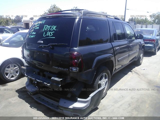 1GNES16S546212000 - 2004 CHEVROLET TRAILBLAZER EXT LS/EXT LT BLACK photo 4