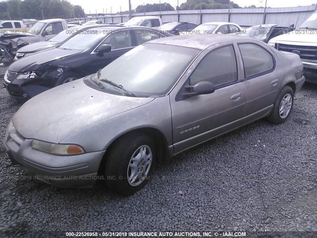 1B3EJ46X2XN607871 - 1999 DODGE STRATUS Champagne photo 2