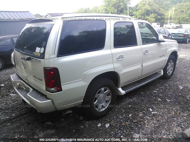 1GYEK63N82R263520 - 2002 CADILLAC ESCALADE LUXURY WHITE photo 4