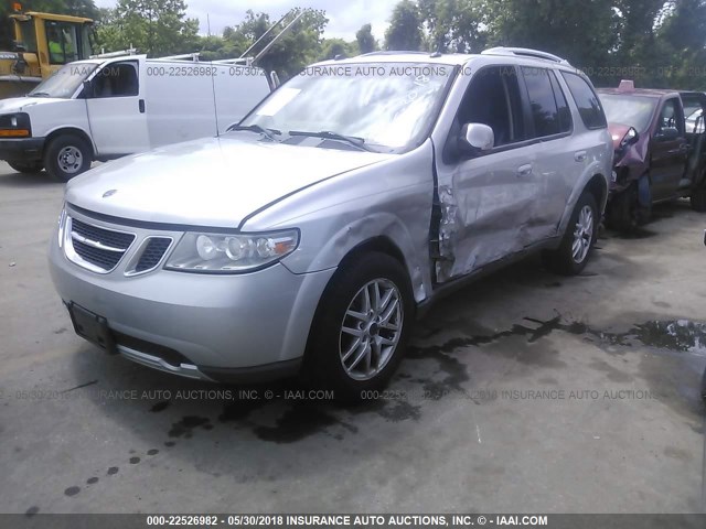 5S3ET13S852801538 - 2005 SAAB 9-7X LINEAR SILVER photo 2