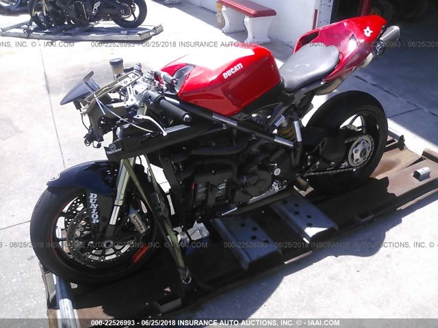 ZDM1XBMV5CB019044 - 2012 DUCATI SUPERBIKE 848/848 EVO CORSE SE RED photo 2