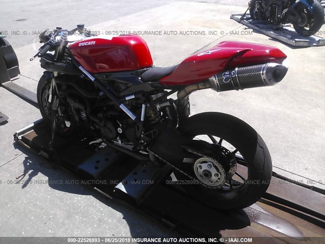 ZDM1XBMV5CB019044 - 2012 DUCATI SUPERBIKE 848/848 EVO CORSE SE RED photo 3