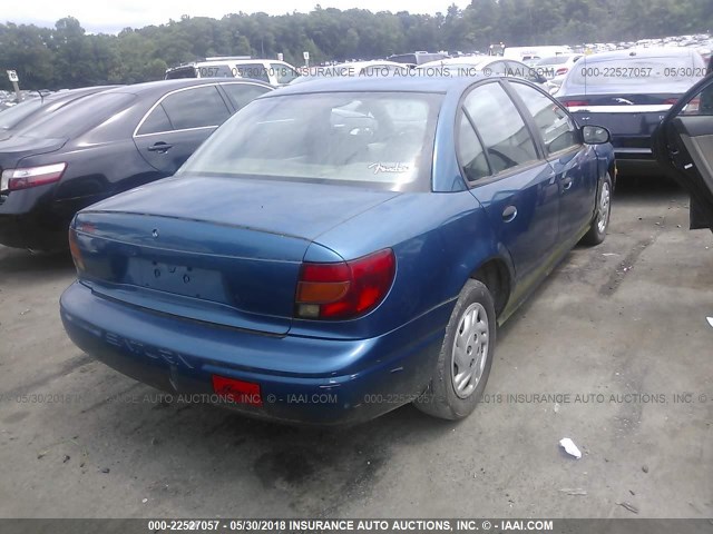 1G8ZF528X2Z239554 - 2002 SATURN SL BLUE photo 4