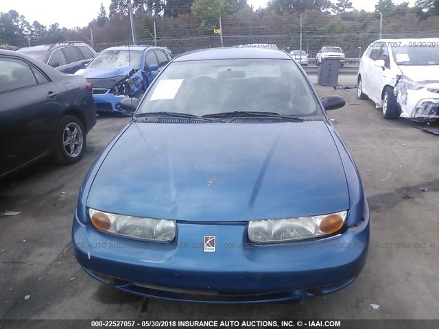 1G8ZF528X2Z239554 - 2002 SATURN SL BLUE photo 6