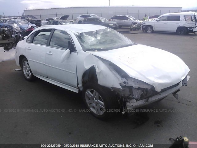 2G1WB5E33G1134447 - 2016 CHEVROLET IMPALA LIMITED LT WHITE photo 1