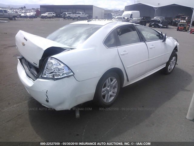 2G1WB5E33G1134447 - 2016 CHEVROLET IMPALA LIMITED LT WHITE photo 4