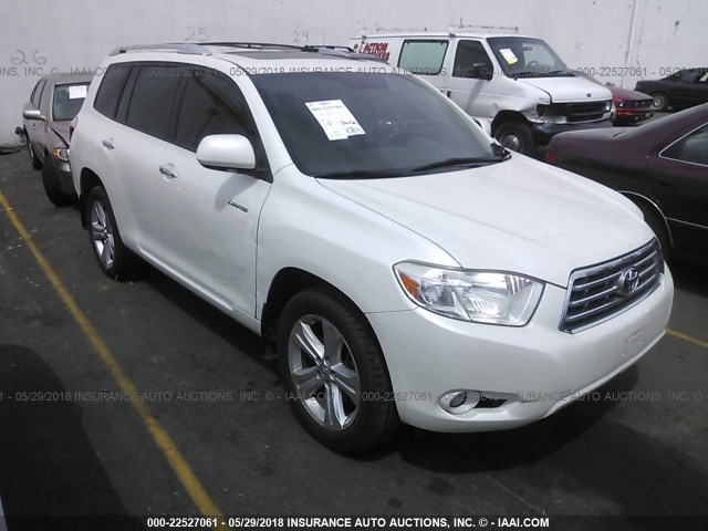 JTEES42A282097596 - 2008 TOYOTA HIGHLANDER LIMITED WHITE photo 1