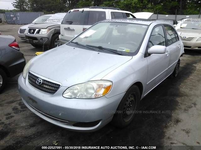 2T1BR30E67C854728 - 2007 TOYOTA COROLLA CE/LE/S SILVER photo 2