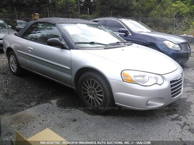 1C3EL55R15N595876 - 2005 CHRYSLER SEBRING TOURING SILVER photo 1