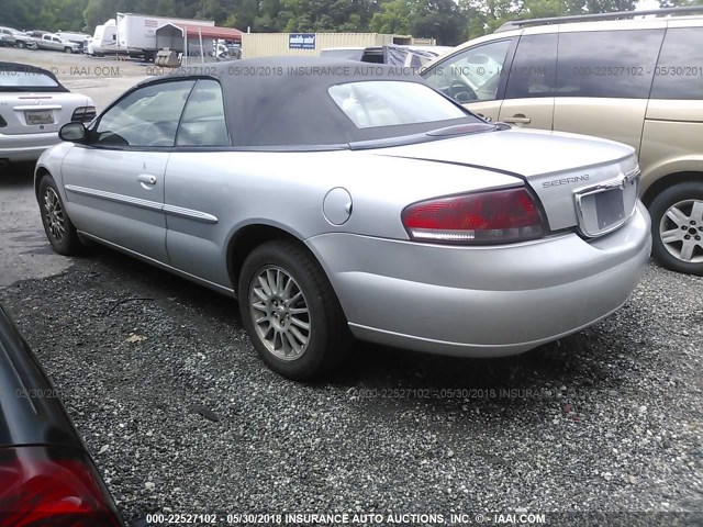 1C3EL55R15N595876 - 2005 CHRYSLER SEBRING TOURING SILVER photo 3