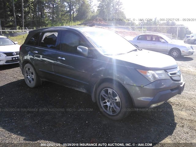 2HNYD28328H536824 - 2008 ACURA MDX TECHNOLOGY GRAY photo 1