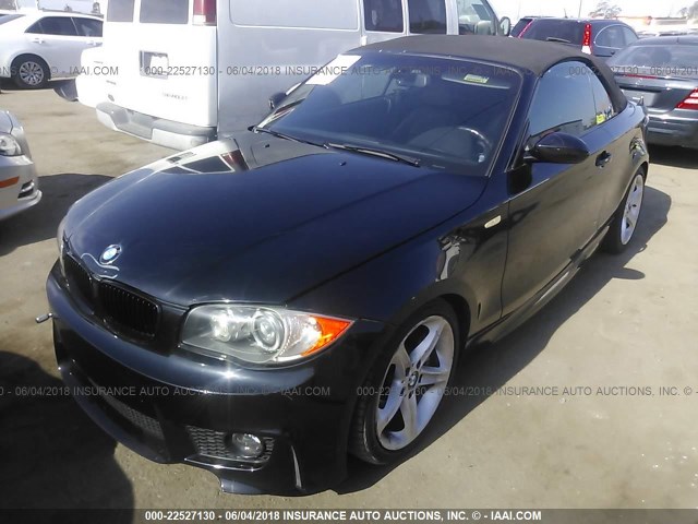 WBAUN93588VF55825 - 2008 BMW 135 I BLACK photo 2