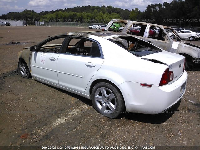 1G1ZG57B994235499 - 2009 CHEVROLET MALIBU LS თეთრი ფოტო 3