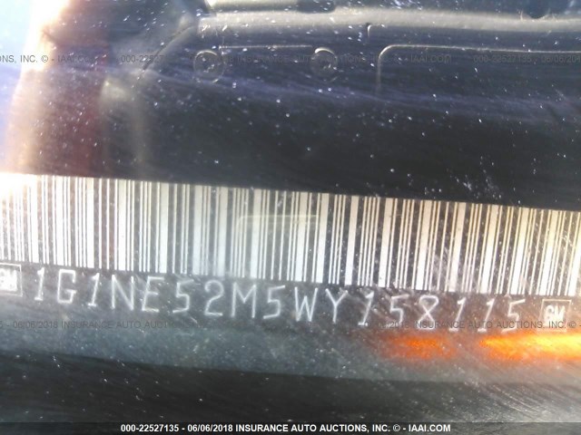 1G1NE52M5WY158115 - 1998 CHEVROLET MALIBU LS 绿色 照片 9