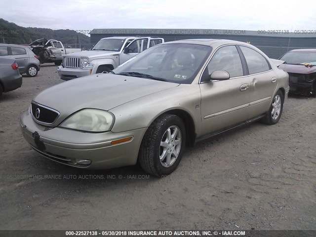 1MEHM55S41A645064 - 2001 MERCURY SABLE LS PREMIUM GOLD photo 2