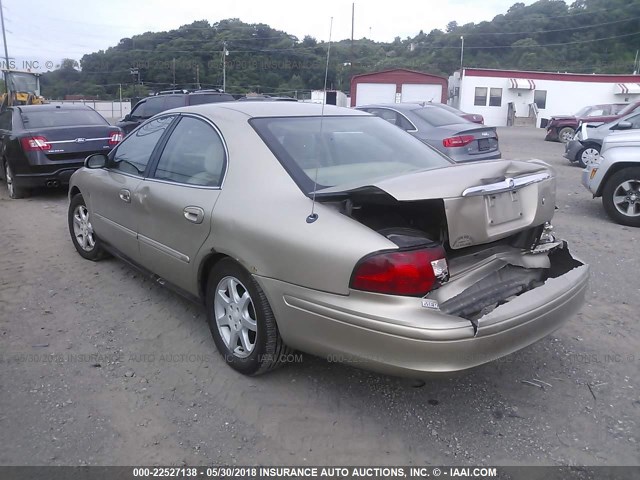 1MEHM55S41A645064 - 2001 MERCURY SABLE LS PREMIUM GOLD photo 3