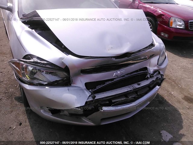 1G1ZC5EU4CF112902 - 2012 CHEVROLET MALIBU 1LT 银色 照片 6