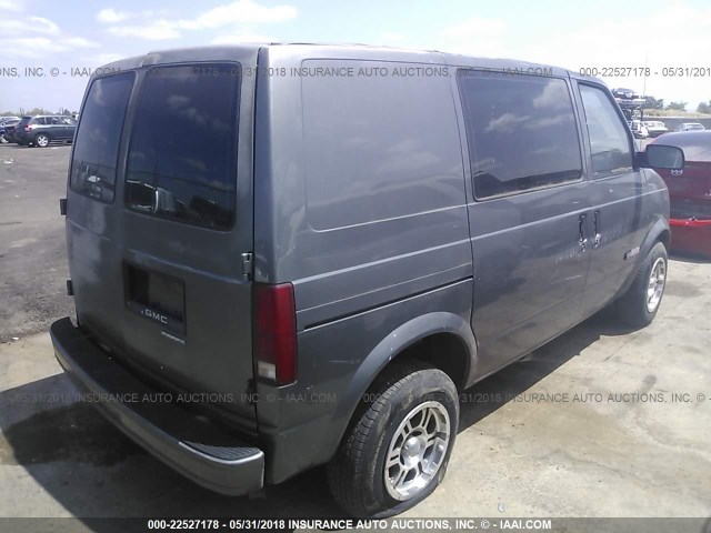 1GTDM15Z5KB524254 - 1989 GMC SAFARI GRAY photo 4