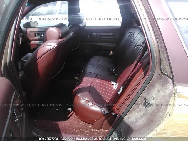 1G4BR8378NW407652 - 1992 BUICK ROADMASTER ESTATE MAROON photo 8