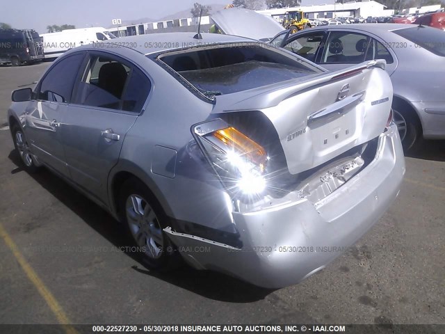 1N4CL2AP8BC101323 - 2011 NISSAN ALTIMA HYBRID SILVER photo 3