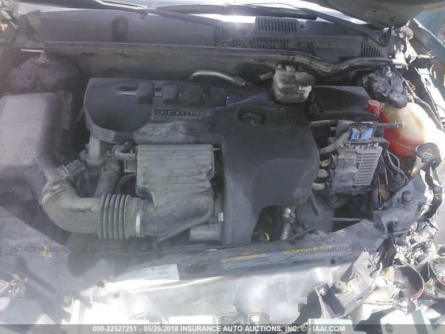 1G8AJ55F87Z142995 - 2007 SATURN ION LEVEL 2 Yaşıl foto 10