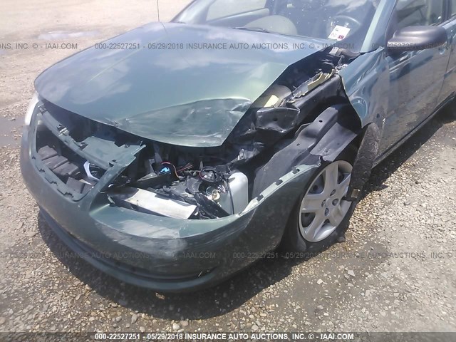 1G8AJ55F87Z142995 - 2007 SATURN ION LEVEL 2 Yaşıl foto 6