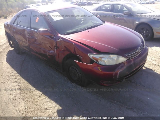 4T1BE32K43U203427 - 2003 TOYOTA CAMRY LE/XLE/SE Qırmızı foto 6