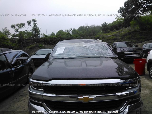 1GCVKREC9GZ251872 - 2016 CHEVROLET SILVERADO K1500 LT BLACK photo 6