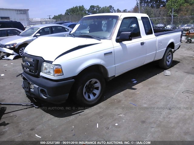 1FTYR14U18PA89401 - 2008 FORD RANGER SUPER CAB WHITE photo 2