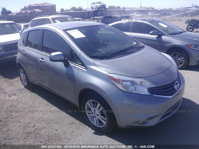 3N1CE2CP2EL369913 - 2014 NISSAN VERSA NOTE S/S PLUS/SV/SL GRAY photo 1