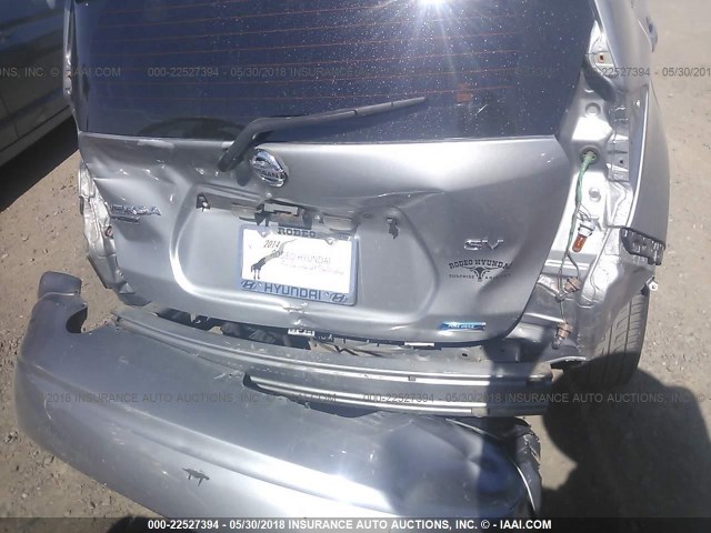 3N1CE2CP2EL369913 - 2014 NISSAN VERSA NOTE S/S PLUS/SV/SL GRAY photo 6