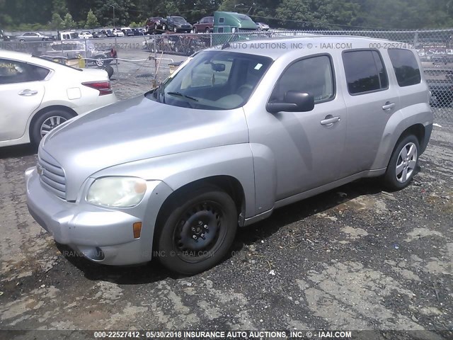 3GNDA13D38S638760 - 2008 CHEVROLET HHR LS ვერცხლისფერი ფოტო 2
