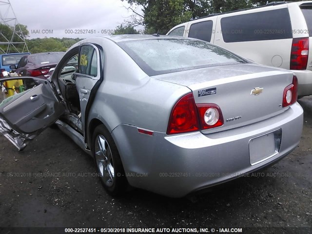 1G1ZH57B58F282058 - 2008 CHEVROLET MALIBU 1LT SILVER photo 3