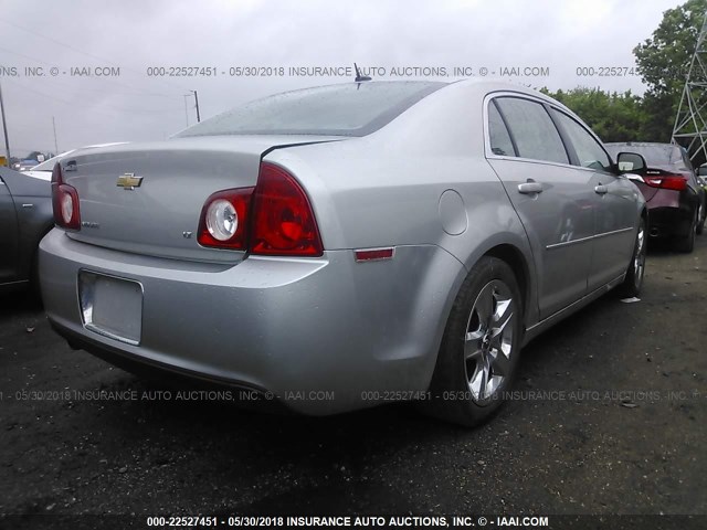 1G1ZH57B58F282058 - 2008 CHEVROLET MALIBU 1LT SILVER photo 4