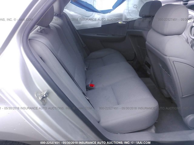1G1ZH57B58F282058 - 2008 CHEVROLET MALIBU 1LT SILVER photo 8