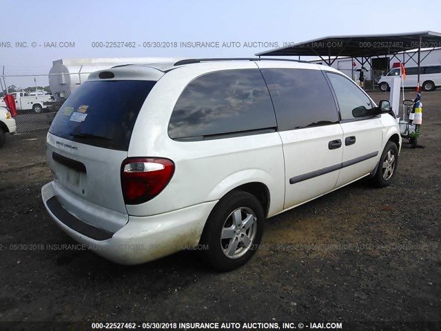 1D4GP24RX6B735387 - 2006 DODGE GRAND CARAVAN SE WHITE photo 4