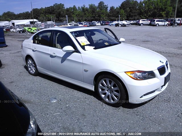 WBAVD53577A008936 - 2007 BMW 335 XI WHITE photo 1