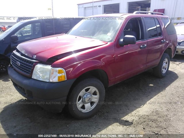 1FMZU62K43ZA52045 - 2003 FORD EXPLORER XLS/XLS SPORT RED photo 2