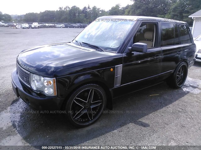 SALME11493A131266 - 2003 LAND ROVER RANGE ROVER HSE BLACK photo 2