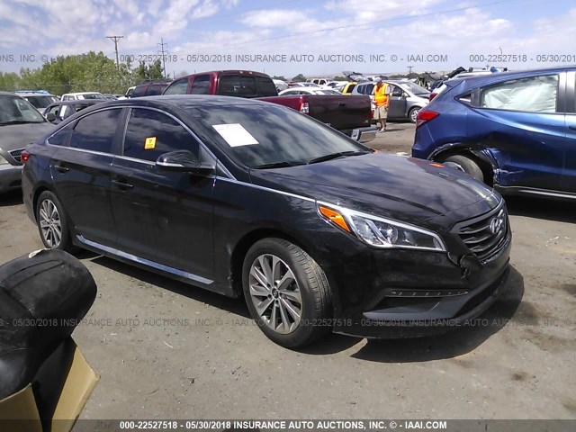 5NPE34AF9FH076934 - 2015 HYUNDAI SONATA SPORT/LIMITED BLACK photo 1