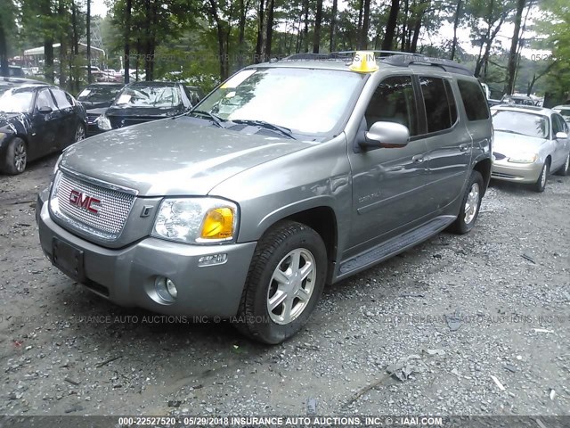 1GKET66M856194134 - 2005 GMC ENVOY DENALI XL GRAY photo 2