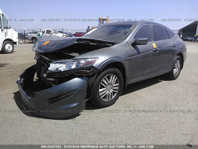 5J6TF3H55CL003194 - 2012 HONDA CROSSTOUR EXL ნაცრისფერი ფოტო 2